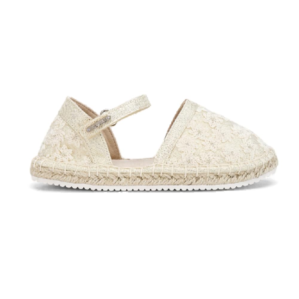 Mayoral- Esparteña Lino y Encaje Beige - 644 para: Niñas