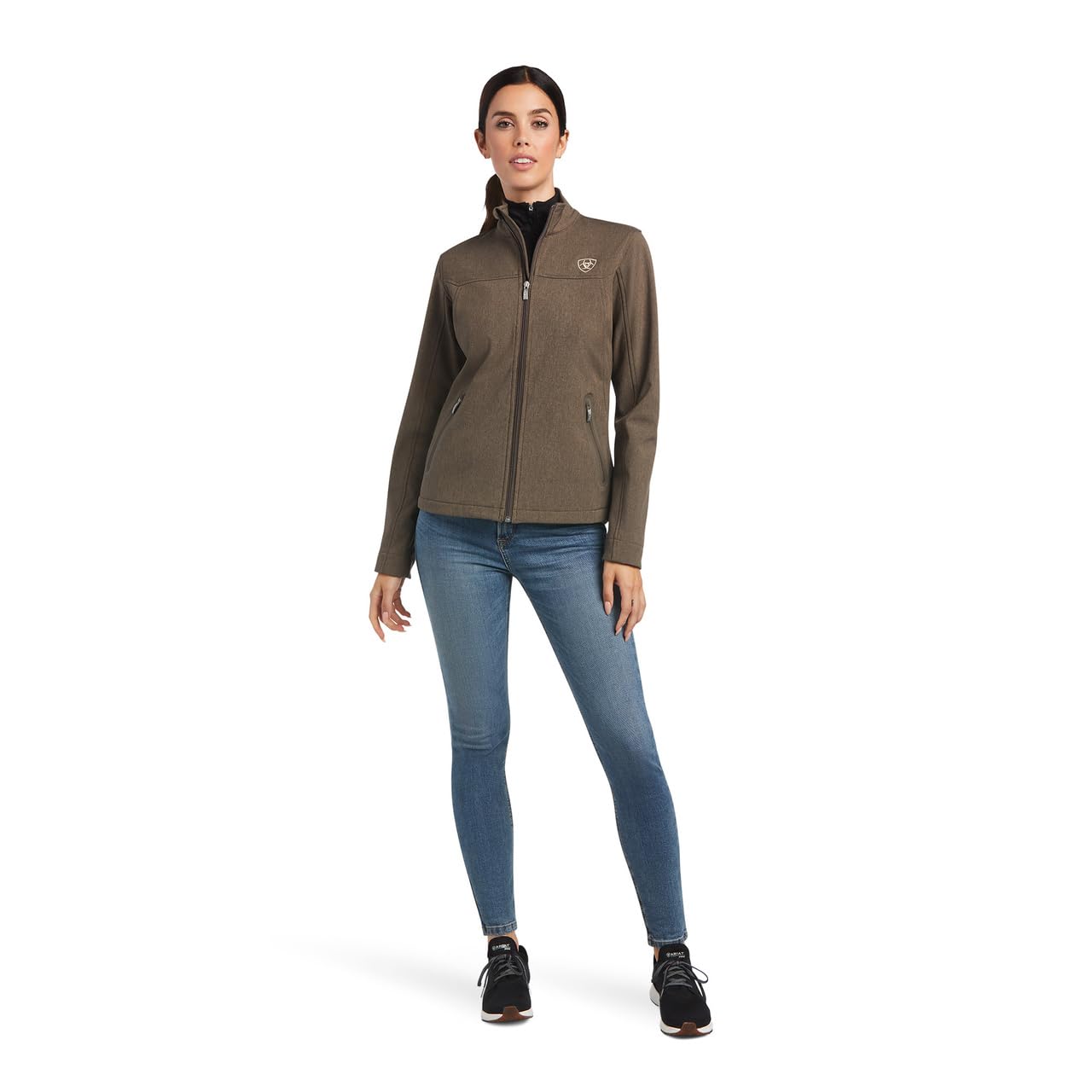 Ariat Women's New Team Softshell Jacket – Wind and Water Resistant Jacket