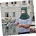 DOITOOL Sandblasting Protective Mask Shawl Lightweight Dust-Filtering Hood for Industrial Use Breathable Pc and Oxford Cloth Comfortable Fit for Workers Dusty Environments