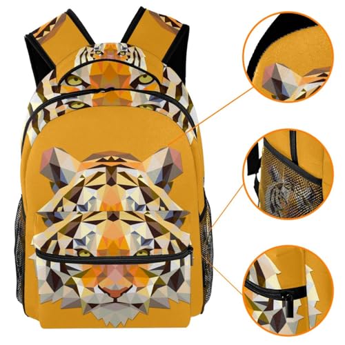 Sac à dos d'école multicolore idéal pour les sorties entre amis et le lycée - 3