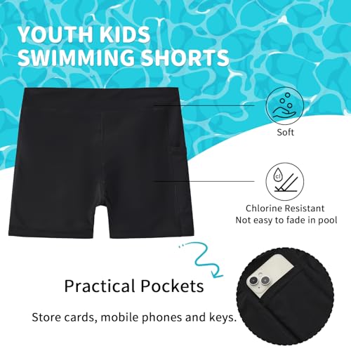 Girls' Swim Shorts, UPF 50+ Sun Protection Fully Lined Pockets Quick-Dry Soft Board Short for Beach Pool2