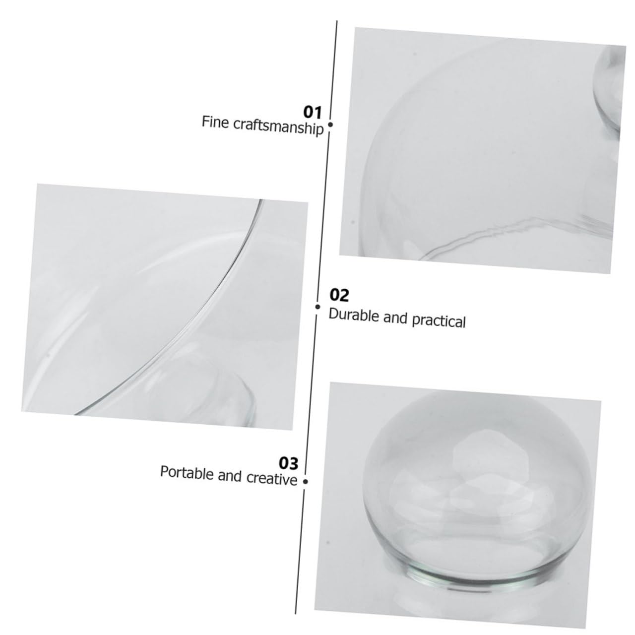 Couvercle en Verre pour Gâteau Dôme à Gâteau Réutilisable Support Solide pour Buffets et Dîners Protection Alimentaire la Poussière