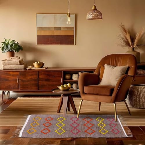 Tapis fait main lavable Star Cover : la solution douce petits espaces