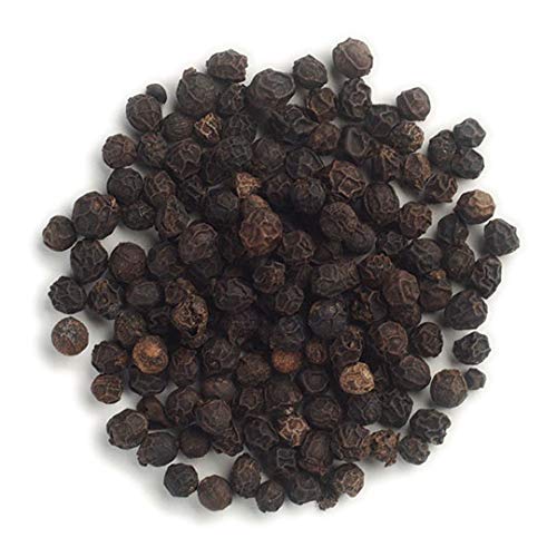 Frontier Co-Op Peppercorns, Black Whole, Certified Organic, Fair Trade Certified, Kosher | 1 Lb. Bulk Bag | Piper Nigrum L. #TOP21