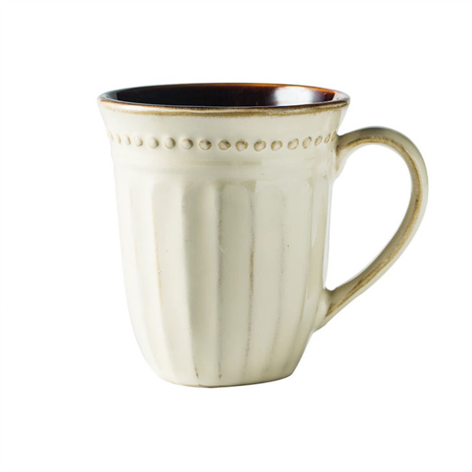 Ceramiczny kubek do kawy 380ML europejski kubek w stylu Retro płatki śniadaniowe kubek gospodarstwa domowego para ceramiczny kubek do kawy