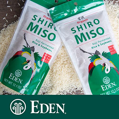 Eden Organic Shiro (White) Miso, Less Sodium, Koji Fermented Rice and Non-GMO Soybeans, Traditionally Made in Japan, 12.1 oz - Thumbnail 4