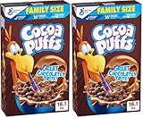 Cocoa Puffs, Chocolate Breakfast Cereal with Whole Grains, 18.1 oz (Pack of 2)