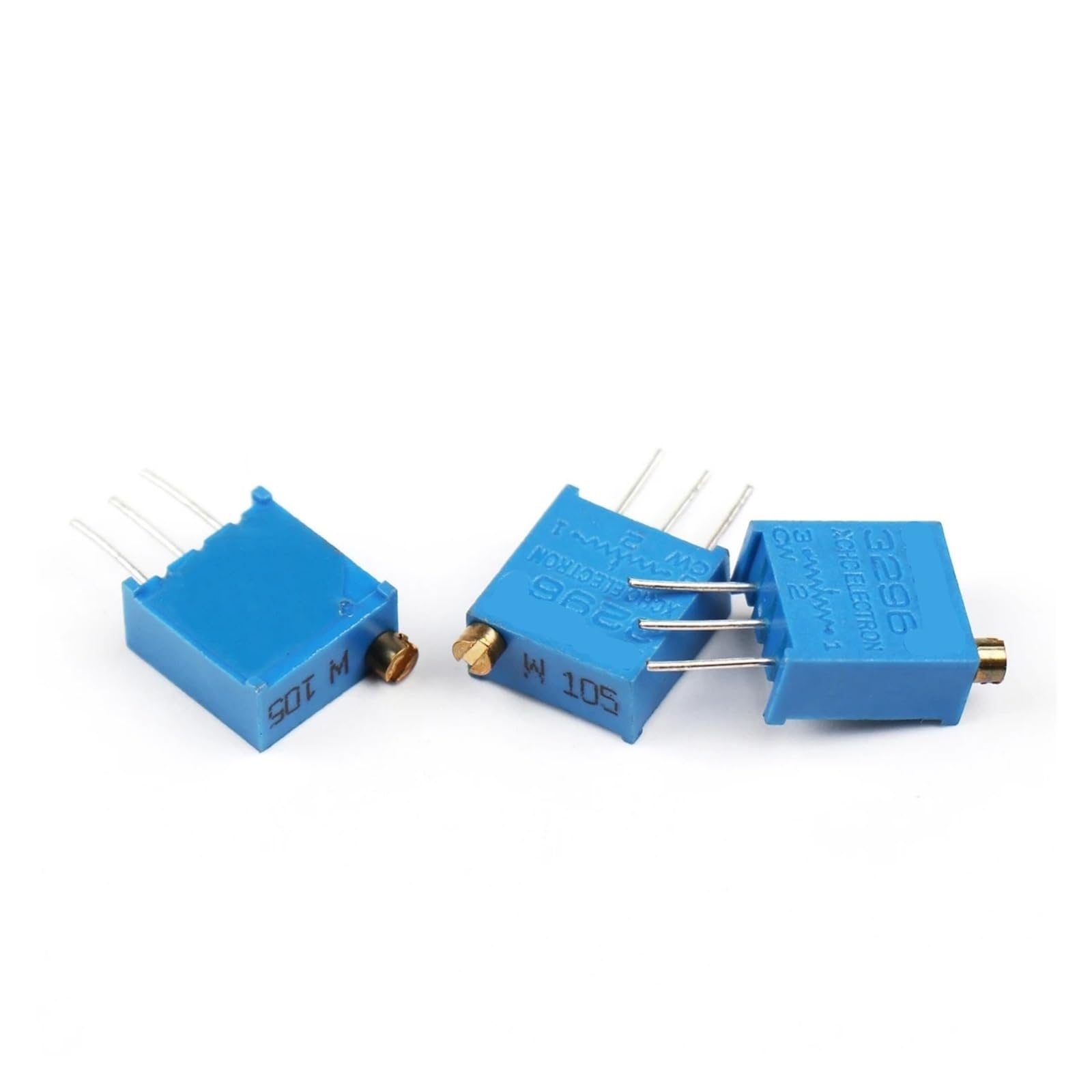 Potentiomètres réglables 3296W CAALO | Kit de 13 pièces multi-tours pour montages électroniques