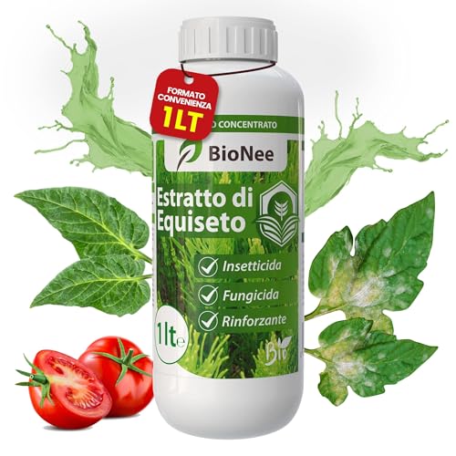 Estratto di Equiseto 1L | Prodotto Naturale Concentrato Idrosolubile | Azione Fungicida Preventiva | Per Orto, Frutteto e Colture Biologiche