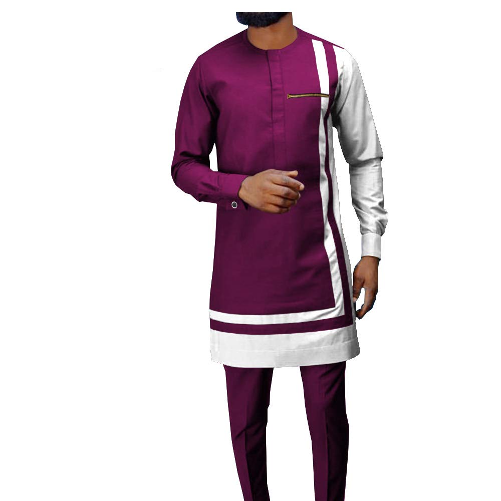 African Men Clothing Set Dashiki Coats Ankara Pants Piece Set Long Sleeve  Plus Size Tracksuit Outfits