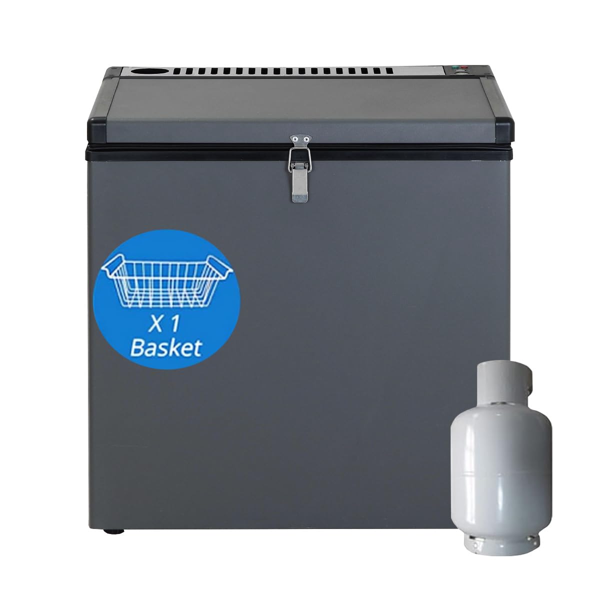Smad DSG-70B1U 2.4 cu ft Chest Freezer Black