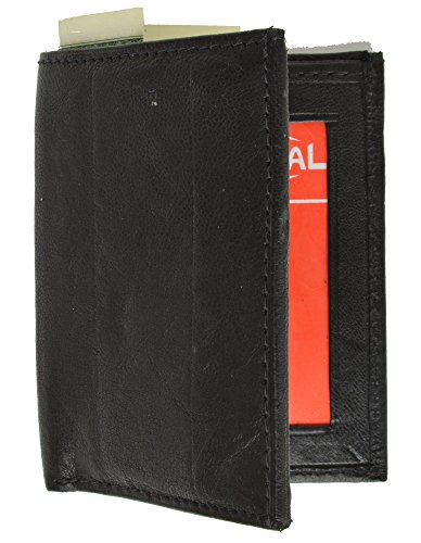Mens/Kids Slim Lambskin Leather Credit Card ID Mini Bifold Wallet #812