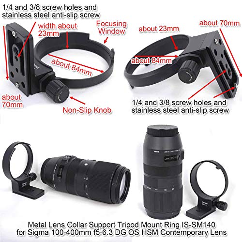 image for Tripod Mount Ring, iShoot Lens Collar Socket for Sigma 100-400mm f/5-6