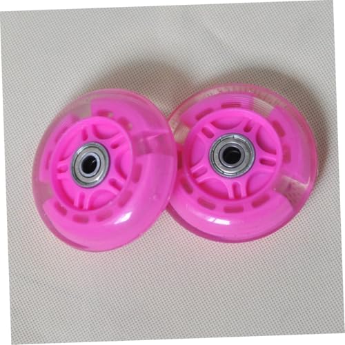 2 Piezas Ruedas de Entrenamiento Luminiscentes para Bicicleta con Material PU de Alta Resistencia y Diseño Reforzado para Estabilidad Instalación Fácil Ruedas Auxiliares para Niños miniatura 4