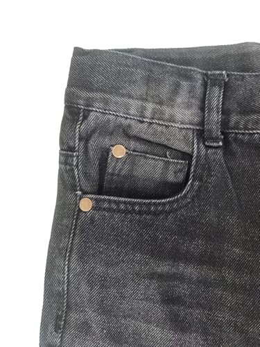 Bienzoe Boys Adjustable Waist Low Waist Ripped Denim Jeans2