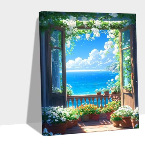 GC 2025 Paint by Numbers AlSҊȒP| DIY Lbgz[ ItBXv[g 50x65cm Y#B239
