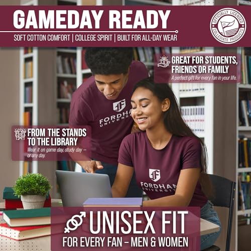 Image of NCAA Gameday Cotton T-Shirt for Men and Women | Officially Licensed NCAA Tee - Preshrunk Ring-Spun Cotton - Screen-Printed Team Logo