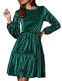 【Stil】Samtkleider sind äußerst vielseitig. Es kann mit High Heels, kurzen Stiefeln, Handtaschen, Clutches, Gürtelketten, Ohrringen, Haarnadeln usw. kombiniert werden, um Ihr allgemeines Temperament sofort zu verbessern und auf einfache Weise einen eleganten und modischen Look zu kreieren.