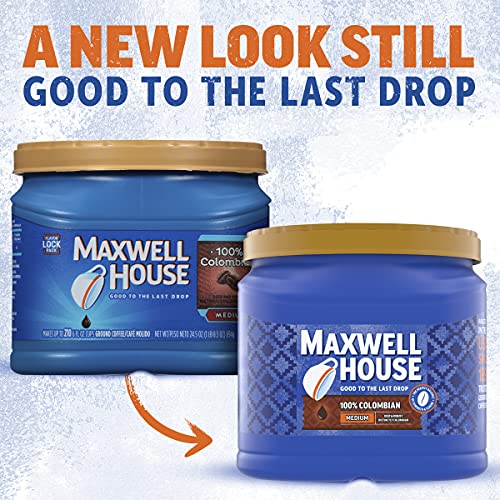 Image of Maxwell House 100% Colombian Medium Roast Ground Coffee,2 Count (Pack of 1)