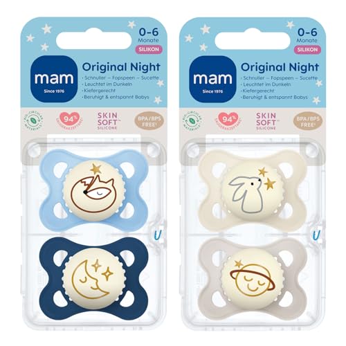 Imagen de MAM Chupete NIGHT 0-6 meses de silicona