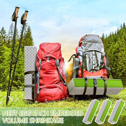 Foam Camping Pads for Sleeping, Foldable Closed Cell Foam Camping Mattress, Waterproof Outdoor Sleeping Mat for Ultralight Backpacking Thru-Hiking - Image 3