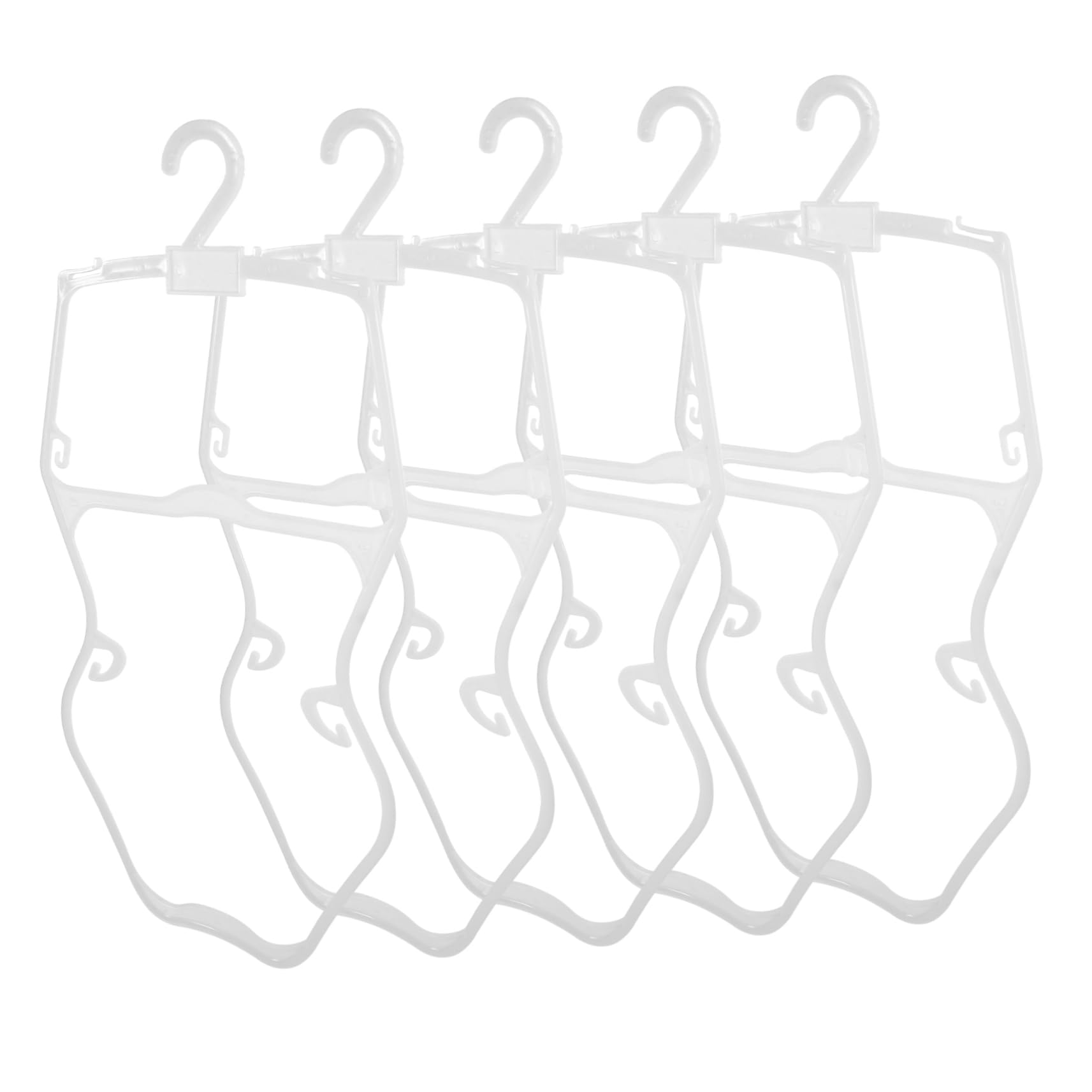HOMOCONO Toddler Swimwear Hangers 5 Pack Boys and Girls Swimsuit Racks Sturdy Easy to Organize for Clothing Stores Homes