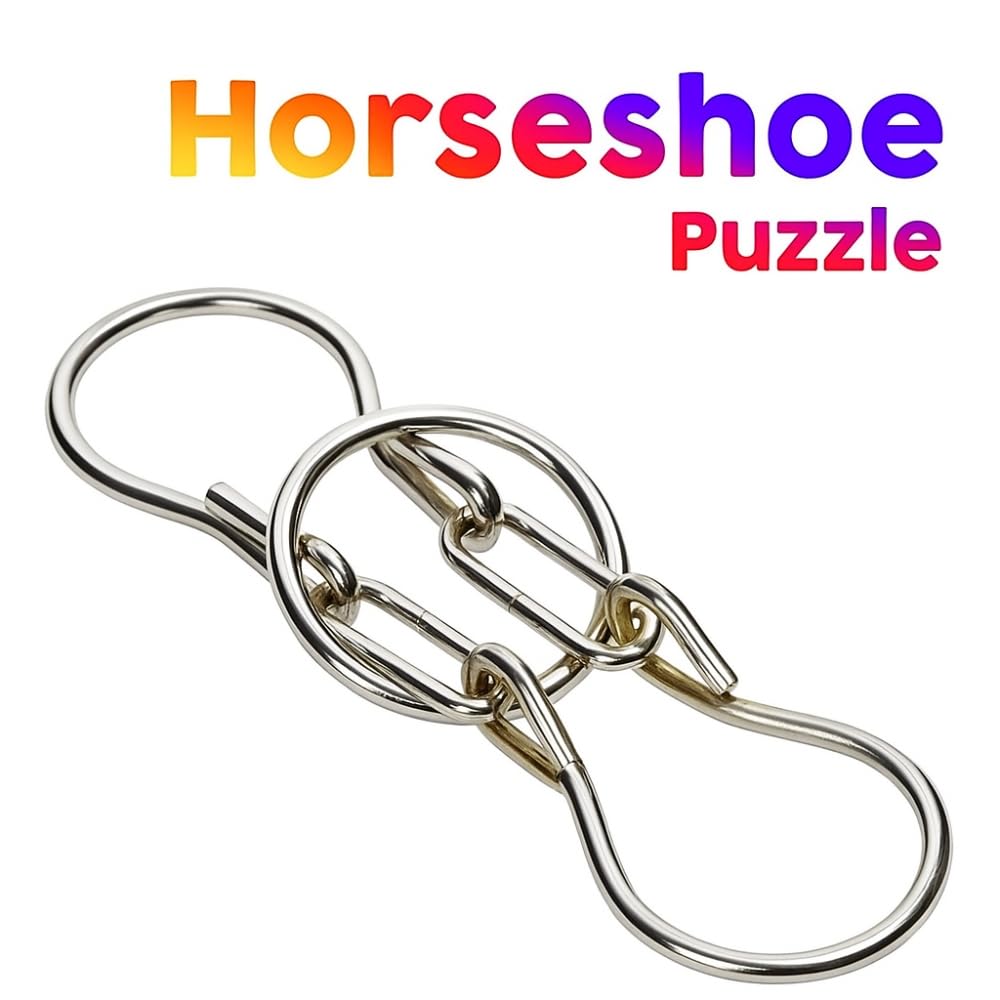 Amazon.com: MilesMagic Magician's Horseshoe Puzzle Metal Gimmick