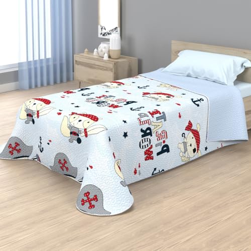 Colcha bouti infantil con acolchado termosellado