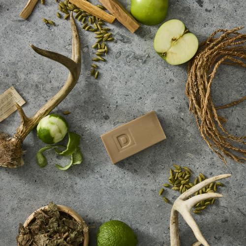 Image of Duke Cannon Supply Co. Extra Large Bar Soap - Men's Natural Soap with Masculine Scents - Lime + Vetiver - Made in the USA with Domestic & Globally Sourced Materials - All Skin Types - Buck Moon,10 oz | Lime + Vetiver Scent - Triple-Milled Men's Bar Soap - Deep-Cleansing Bath Bar
