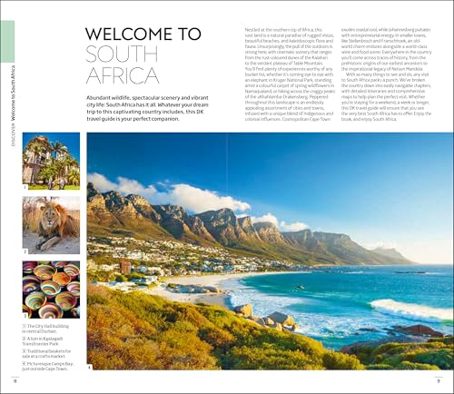 Image of DK South Africa: Must-See Sights. Culture & History. Detailed Maps & Tours. Covers Cape Town, Kruger National Park, & more (Travel Guide)