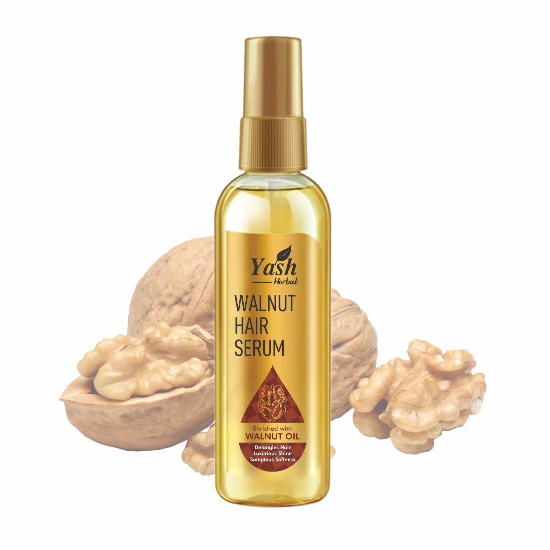 Yash Herbal Hair Serum for Women & Men 100ML | Enriched with Walnut Oil | For Gorgeous & Shiny Hair | Helps in Everyday Styling | For Hair Smoothening & Shine-image-47