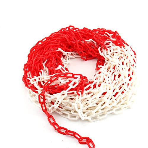 Preisvergleich Produktbild Allright 30m 6mm Absperrkette Warnkette Parkplatz Kunststoffkette Kunststoff