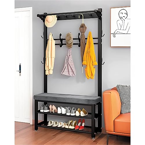 garderobe mit sitzbank garderoben mit 10 Haken Metallrahmen...