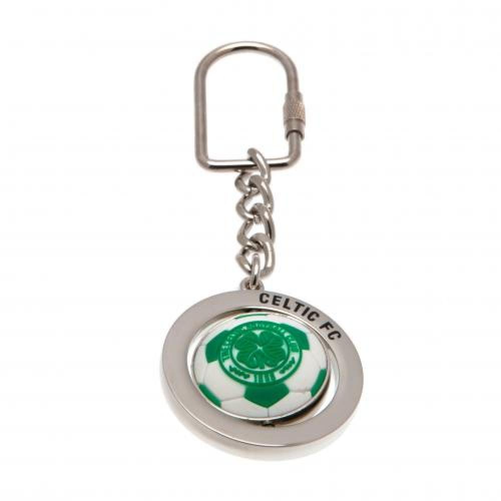 Gift Ideas - Official Celtic FC Spinner Keyring - A Great Present For Football Fans
