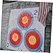 Gogogmee 10pcs Silicone Accessories Archery Supplies for Sports Competitions Hanging Target for Practice