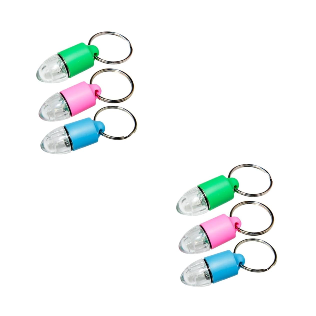 ifundom 2sets 3pcs Dog Light Pendant Glow The Dark Safety Tags for Outdoor Use Unique Lost Pet Neck Decor Bright LED Reminder for 3pcs*2