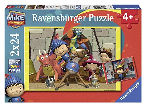 Ravensburger - 09054 - Puzzle Enfant Classique - Mike Le Chevalier - 2 X 24 Pièces