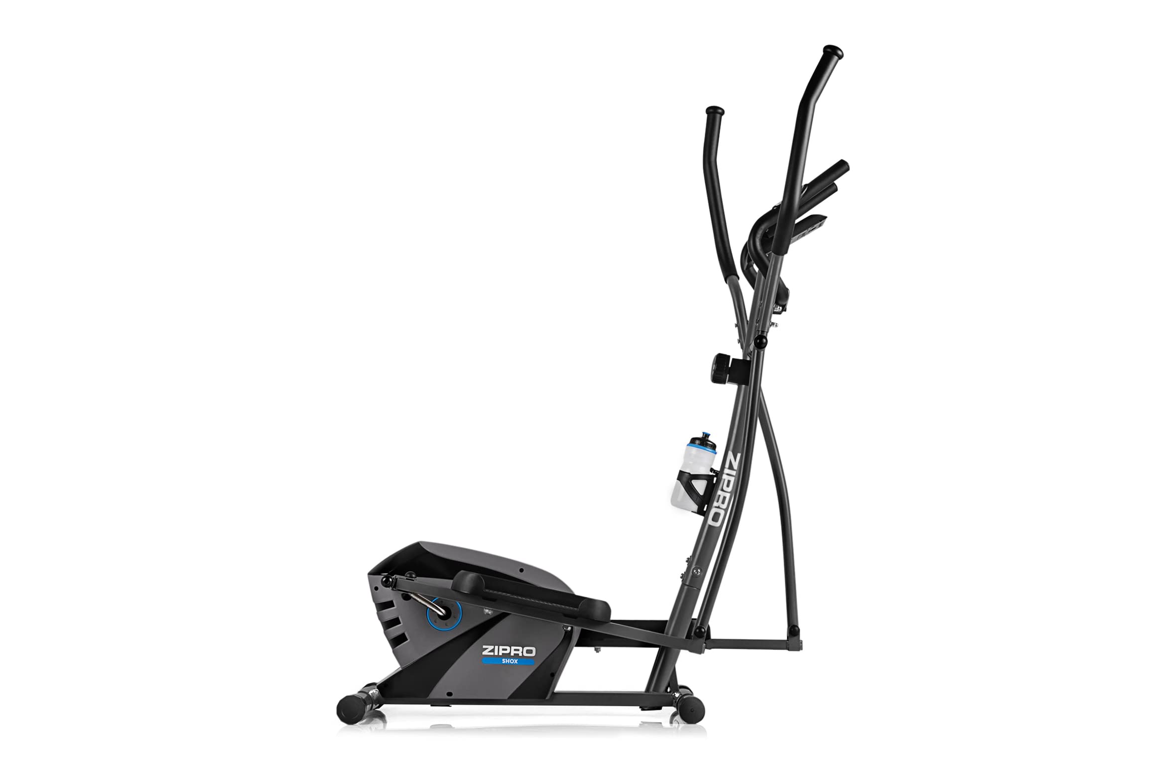Zipro Crosstrainer Shox, elliptique jusqu'à 120 kg, équipement d'entraînement Cardio à Domicile, Appareil de Fitness, Machines d'exercice, vélo elliptique, 8 Niveaux de résistance