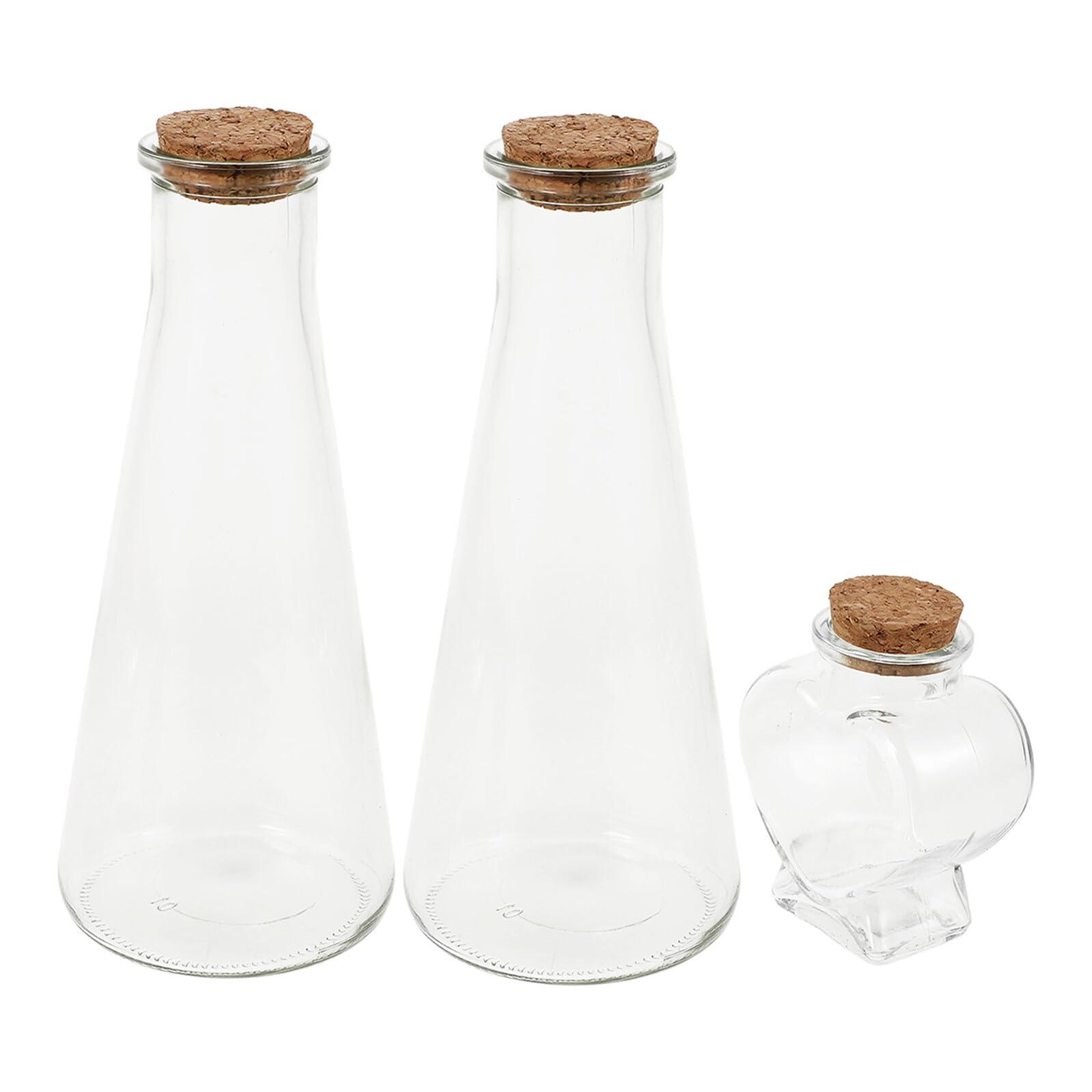 Mariage bouteilles verre transparentes pour cérémonie laïque