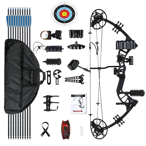 Compound Youth Bow Set 15-45LBS with Accessories, US Limbs