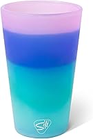 Vista 56 de Silipint Vaso de pinta de silicona de 16 oz – Vaso de silicona reutilizable irrompible sin BPA – Flexible apto para lavavajillas, microondas