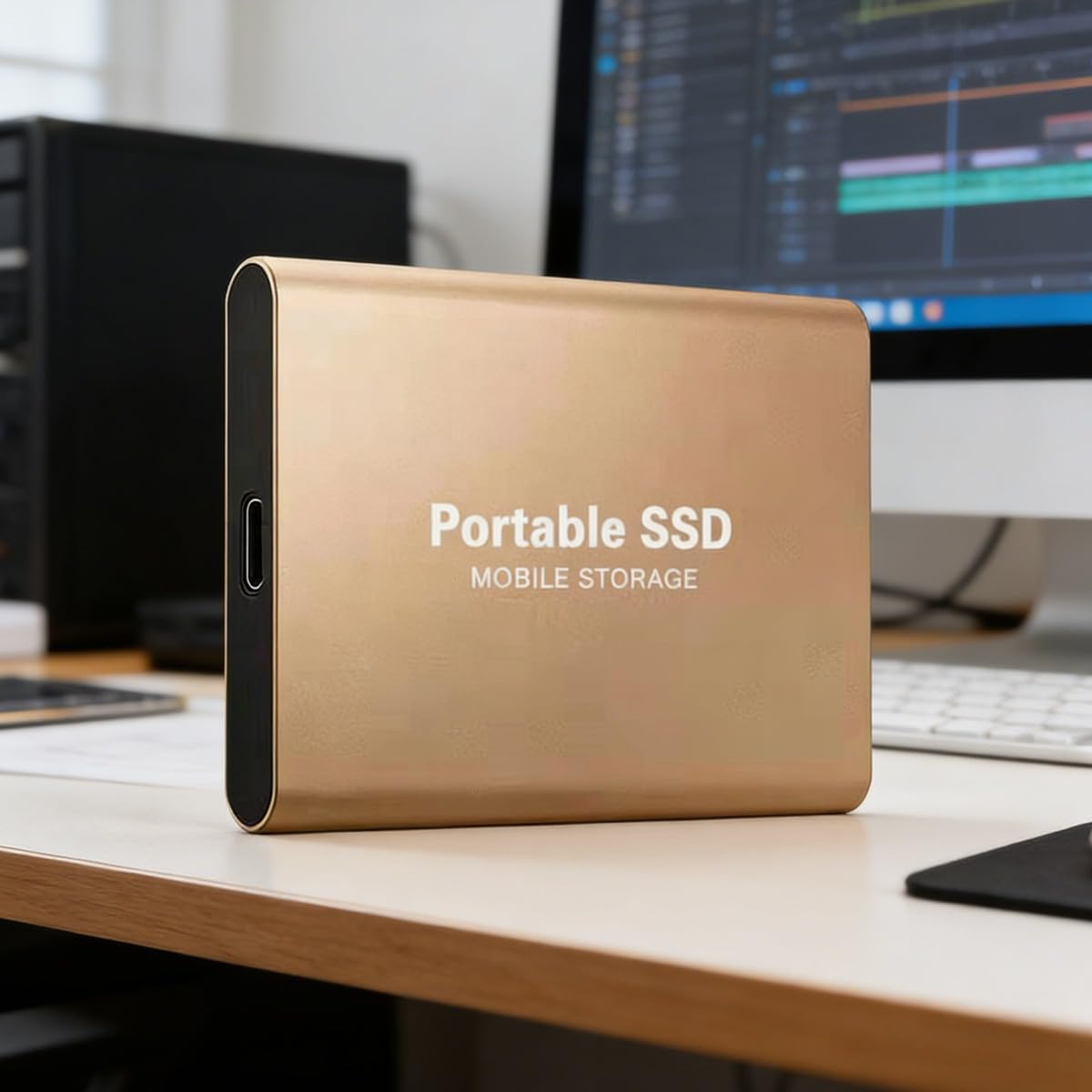 Portable External Hard Drive 500GB 1TB 2TB 4TB USB 3.0 Metal Hard Disk Storage Expansion for PC Laptop PS4 TV — view 7
