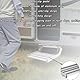 HEYOUTH Manuelle Trittstufe für Wohnmobile – Einziehbarer Aluminium-Tritt mit Rutschfester Oberfläche, 200 kg Tragkraft, 12V LED-Beleuchtung & Federverstärkung (Einfache Schraubenmontage)