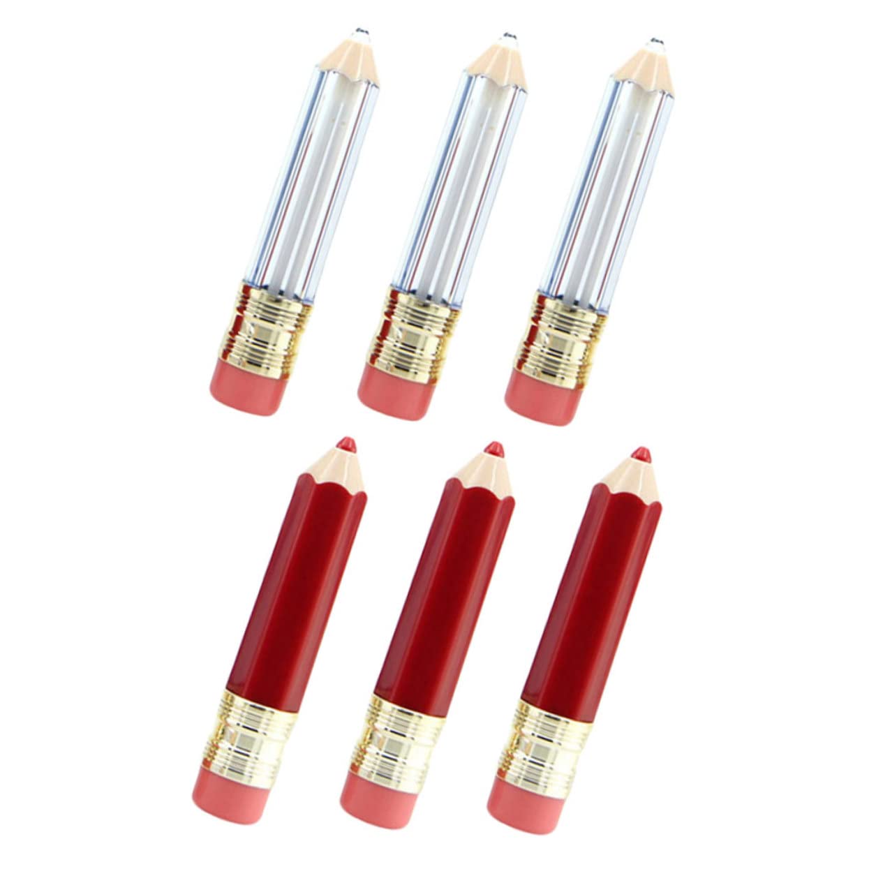 Ipetboom 4 Sätze Lipgloss Lippenstift Leere Tube Lipgloss Klar Aufpolsternder Füllung Für Damen Leckerer Behälter Tuben Bulk Klares 6 Stück * 4