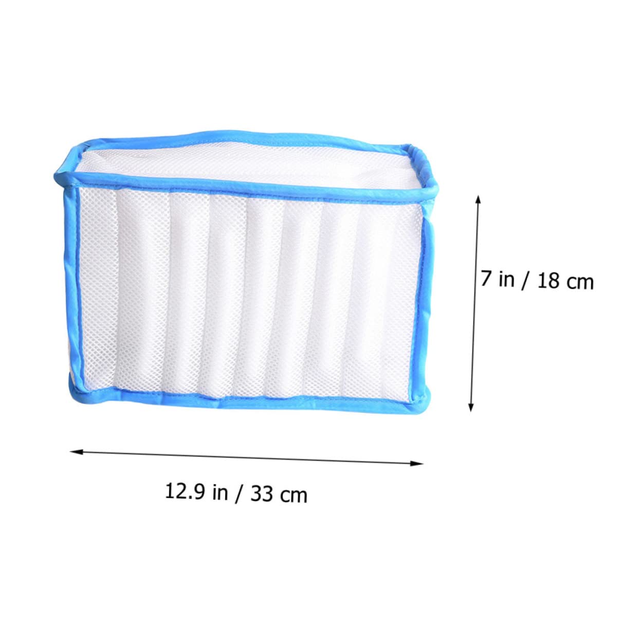 Zerodeko 3piezas Bolsa De Lavandería Para Zapatos De Malla Resistente Protección Antideformante y Cremallera Oculta Para Lavadora Previene Daños Zapatillas y Ropa