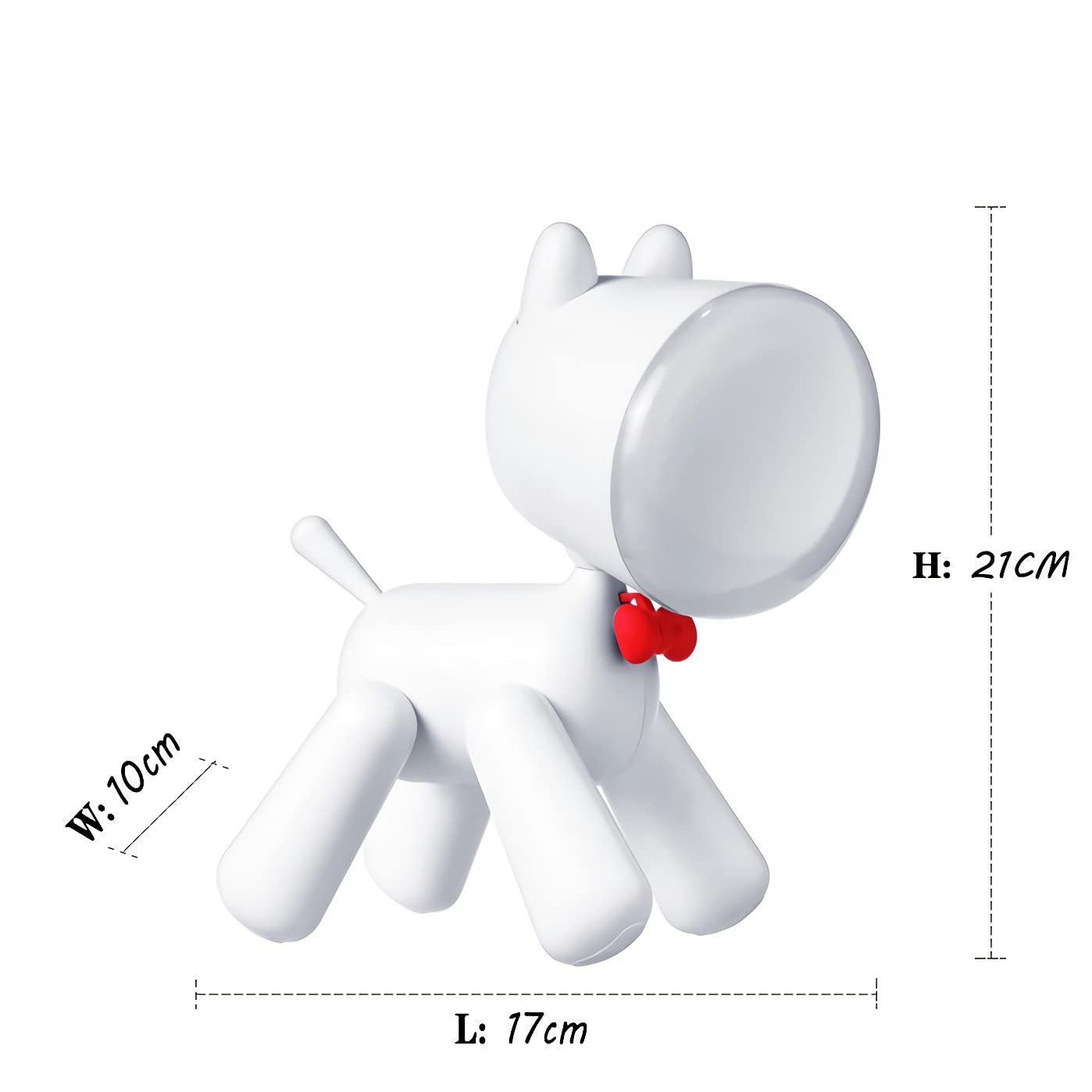 Veilleuse LED pour enfants avec interrupteur Dimmable Bébé Allaitement Lumière Portable USB Charge Veilleuse Réglable Dessin Animé Chien Lampe Chambre d'enfant Décoration Jouets Cadeaux Festival