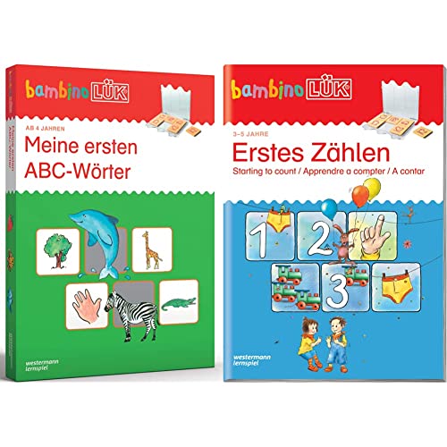 bambinoLÜK-Sets: bambinoLÜK - Set Meine ABC-Wörter: 4/5/6 Jahre & bambinoLÜK-Übungshefte: bambinoLÜK - Erstes Zählen: 3/4/5 Jahre Erstes Zählen