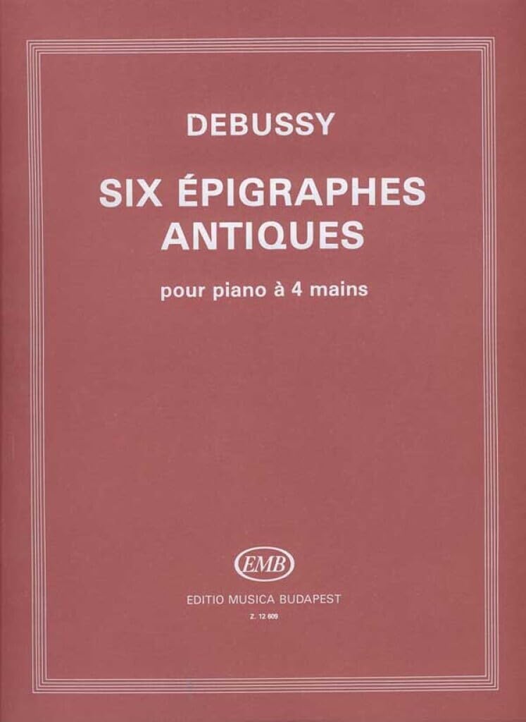 SIX EPIGRAPHES ANTIQUES PIANO      Sheet music – January 1, 2000