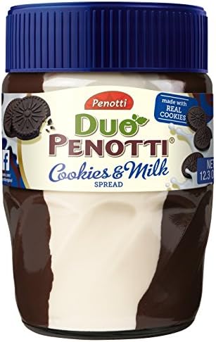6 jars of Duo Penotti Cookies & Milk Spread