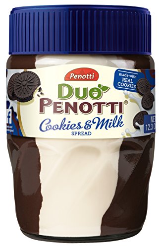 6 jars of Duo Penotti Cookies & Milk Spread